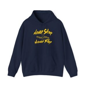 Navy Blue with yellow T-Shirt (Never Stop Never Flop)