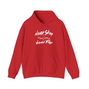 Red with white T-Shirt (Never Stop Never Flop)